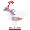 Decorative Figurine 16.5 Cm Rooster Ornament Wood