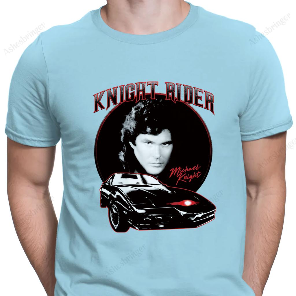 Knight Rider Michael Knight Graphic T Shirt Street Casual Style Tee for Men and Women