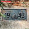 D Flatpc Vintage Metal Sign for Decorationg Only Outdoor Wall Art Number  Aluminum Sign Suitable for Home Bar Cafe