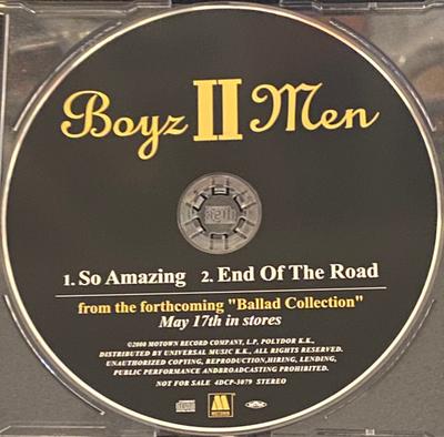CD BOYZ II MEN - Ballad Collection Sampler 4DCP3079PROMO Motown Record C 2000 Others Soul/Funk Used