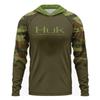 Men's Fishing Clothing HUK Long-sleeved UPF50 Hooded Sunscreen Ultraviolet Breathable Dress