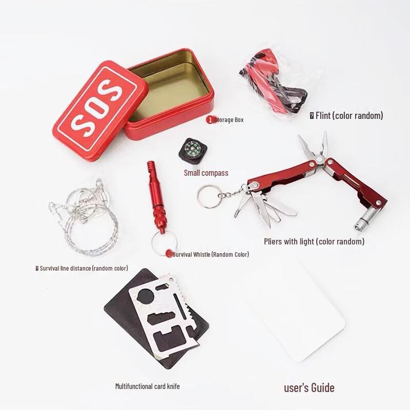 Outdoor Survival SOS Emergency Kit