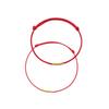 Unisex Red String Bracelet: Handmade Benmingnian Charm for Safety and Good Fortune