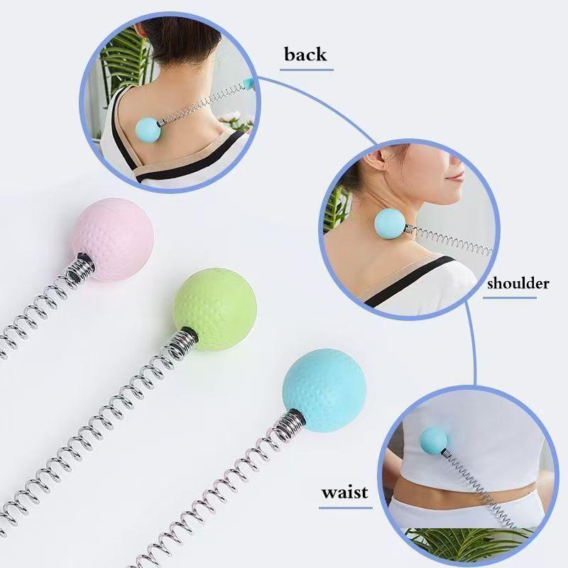 Ręczny młotek do masażu Kij Piłka do masażu ciała Sprężyna Elastyczne uderzenie Ramię Ramię Noga Biodro Talia Całe narzędzie do masażu