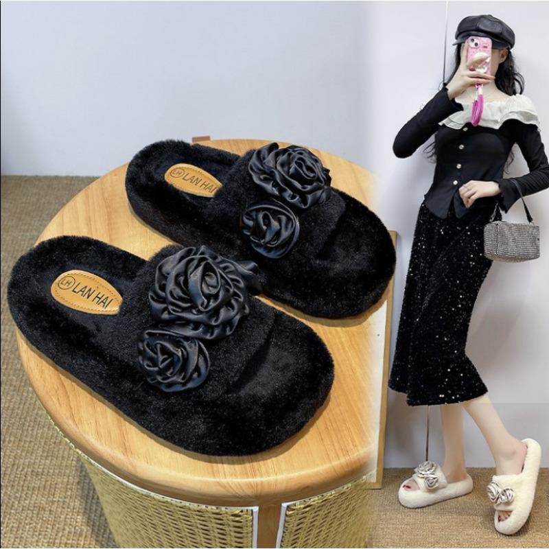 

Fashion 2025Women s Summer Outdoor Anti-Slip High Heel Sandals Floral Wedge Platform Flip Flops Leisure Style Beach Slippers 35 чёрный