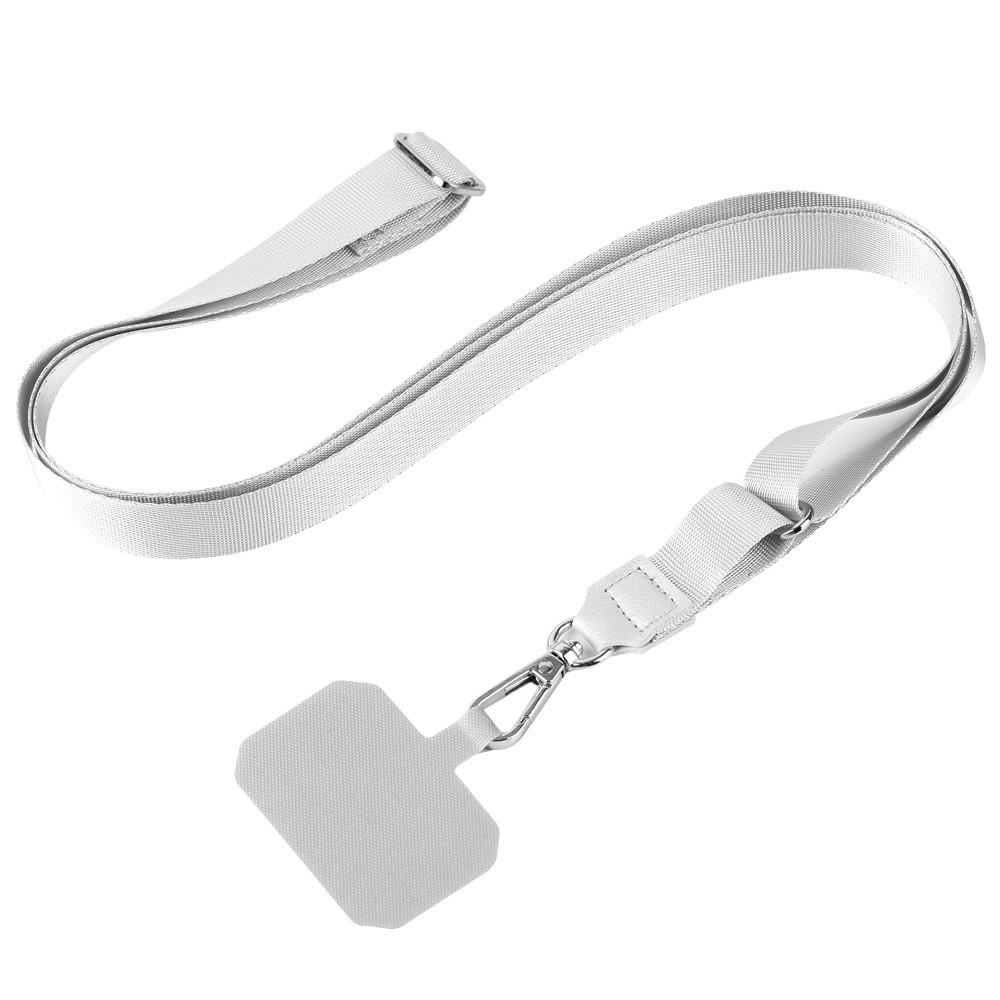 Mobile Phone Hanging Rope Adjustable Neck Hanging Rope Flat Rope Strap Fixed Clip Anti Loss Mobile Phone Hanging Rope Crossbody