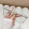 Sexy Cat Eye Anti Blue Light Glasses Luxury Women Brand Designer Metal Small Frame Optical Computer Eyewear Myopia Glasses Minus