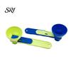 Powdered Milk Measuring Spoon 2Pcs Mess-Free Funnel Scoop Sliding for Protein Powder Coffee Spill-free Ingredient & No-Spill Long Handle Supplement