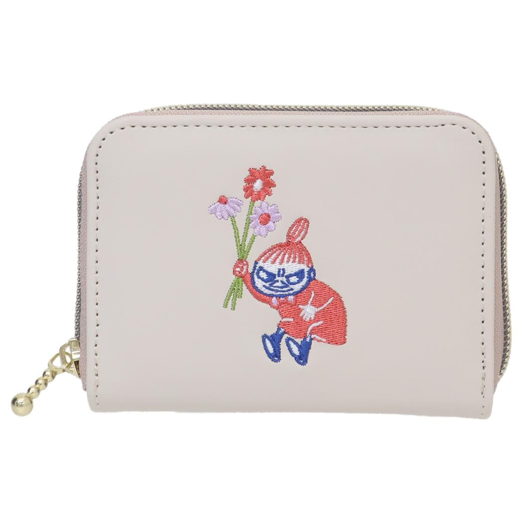 

Kamio Japan Moomin Mini подарок и товары с персонажами Кошелек/LMF25, предмет в скандинавском стиле. бежевый