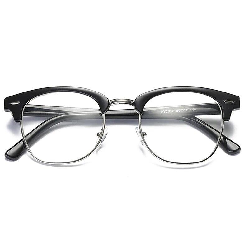 1pcs Men Retro Anti Blue Light Computer Glasses Reading And Gaming Glasses