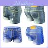 Briefs Fake Men Print Men Pattern Jeans 3d Denim Breathable Panties