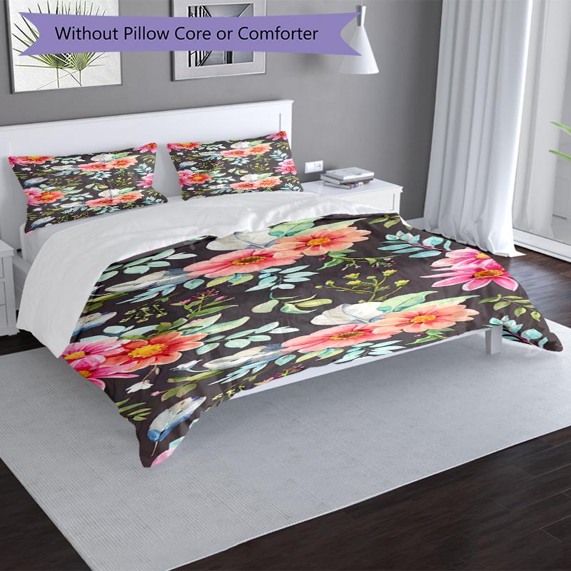 Floral Garden Print Flannel Blanket, Soft Warm Lightweight Throw Blanket for living Room,Sofa Bed Camping office