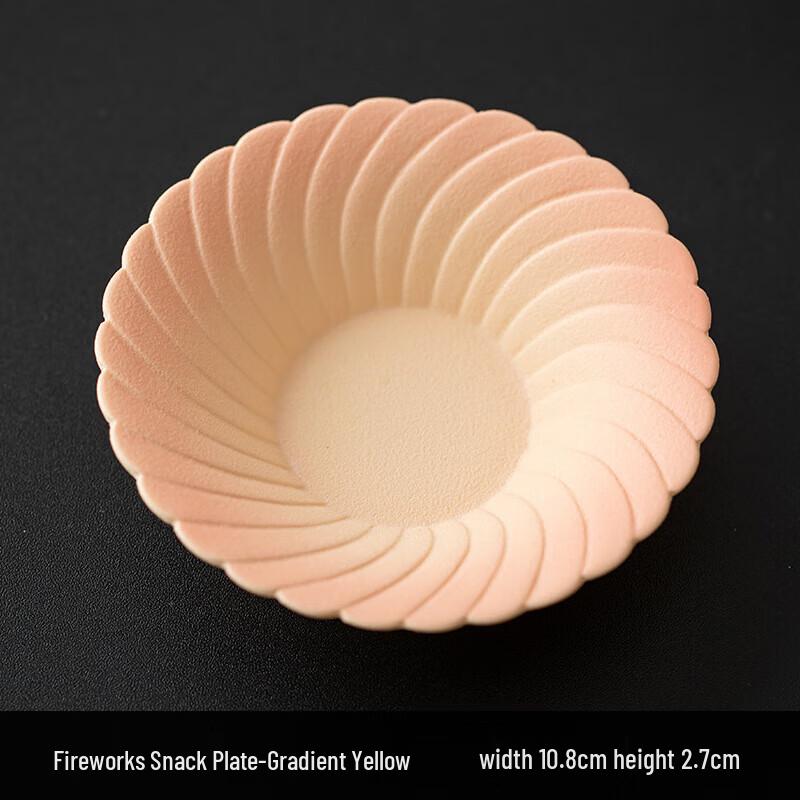 Dong Porcelain Fireworks Tea & Snack Plate
