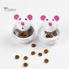 Cat Treat Dispenser Toy Large Capacity Transparent Design Mouse Shape Cat Interactive Toy Food Dispenser Treat Toy