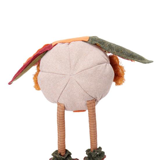 Thanksgiving Turkey Decoration Plush Stuffed Turkey Doll with Retractable Neck Stretchable Sitting Turkey for Fall Autumn Harvest Home Table Decor