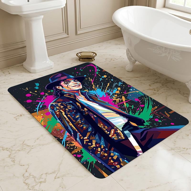Michael Performance Living Room Nonslip Area Rug Soft Carpet For Bedroom Gameoom Playroom Sofa Office Home Decor Doormat