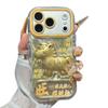 Golden Fortune Horse Applicable Apple 17 Mobile Phone Case Iphone16promax Huawei Mate 70 Honor Case