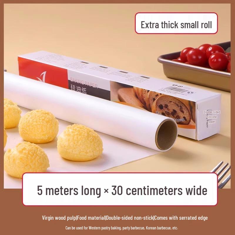 Food-Grade Silicone Baking Paper & Aluminum Foil for Oven, Grill, and Air Fryer