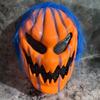 Orange Halloween Pumpkin Mask Creativity Pumpkin Full Face Mask Halloween Cosplay Mask  Unisex