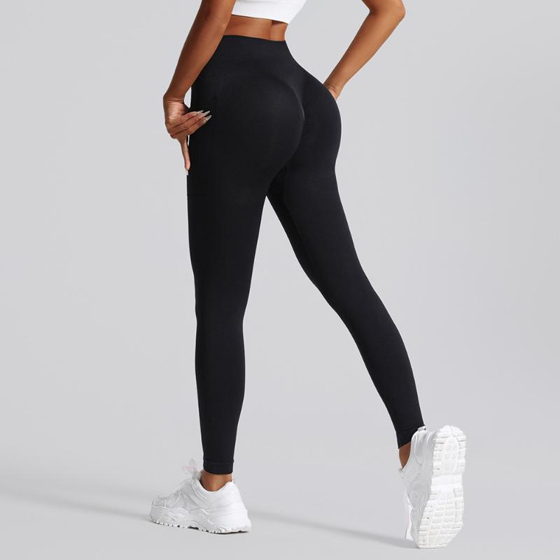 Nackte Batik-Seitentaschen-Yogahose für Herbst und Winter für Damen, hohe Taille, Hüftlift, enger Sport und Fitness