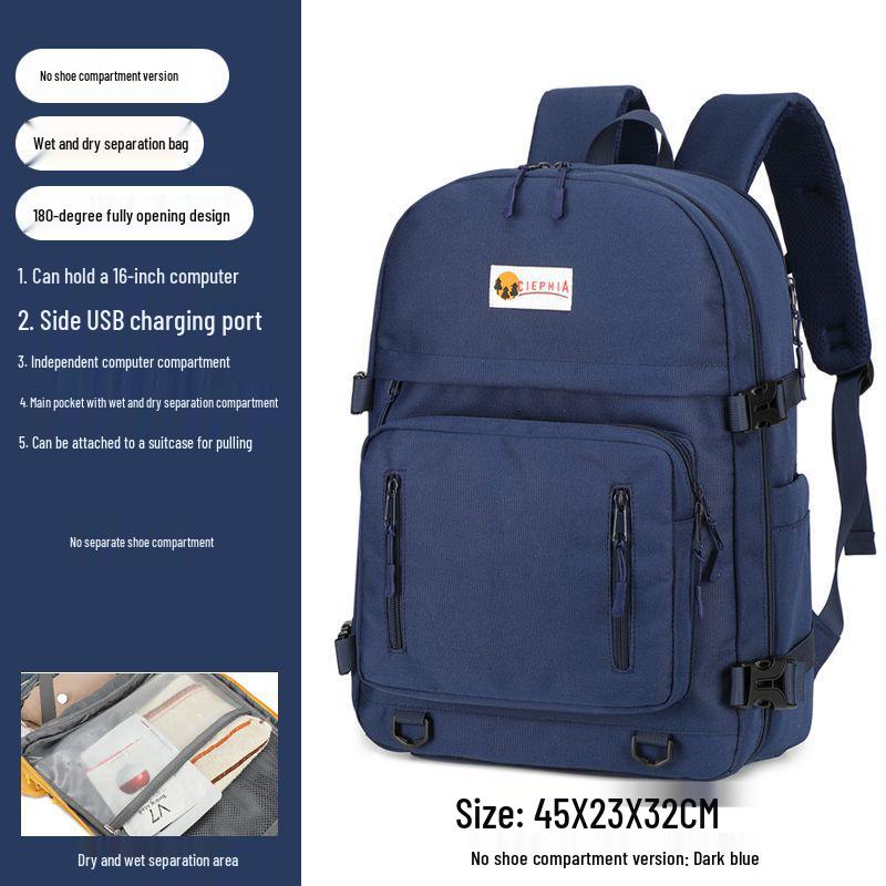 

Large Capacity Travel & School Backpack - Versatile for Students & College, Laptop Compatible