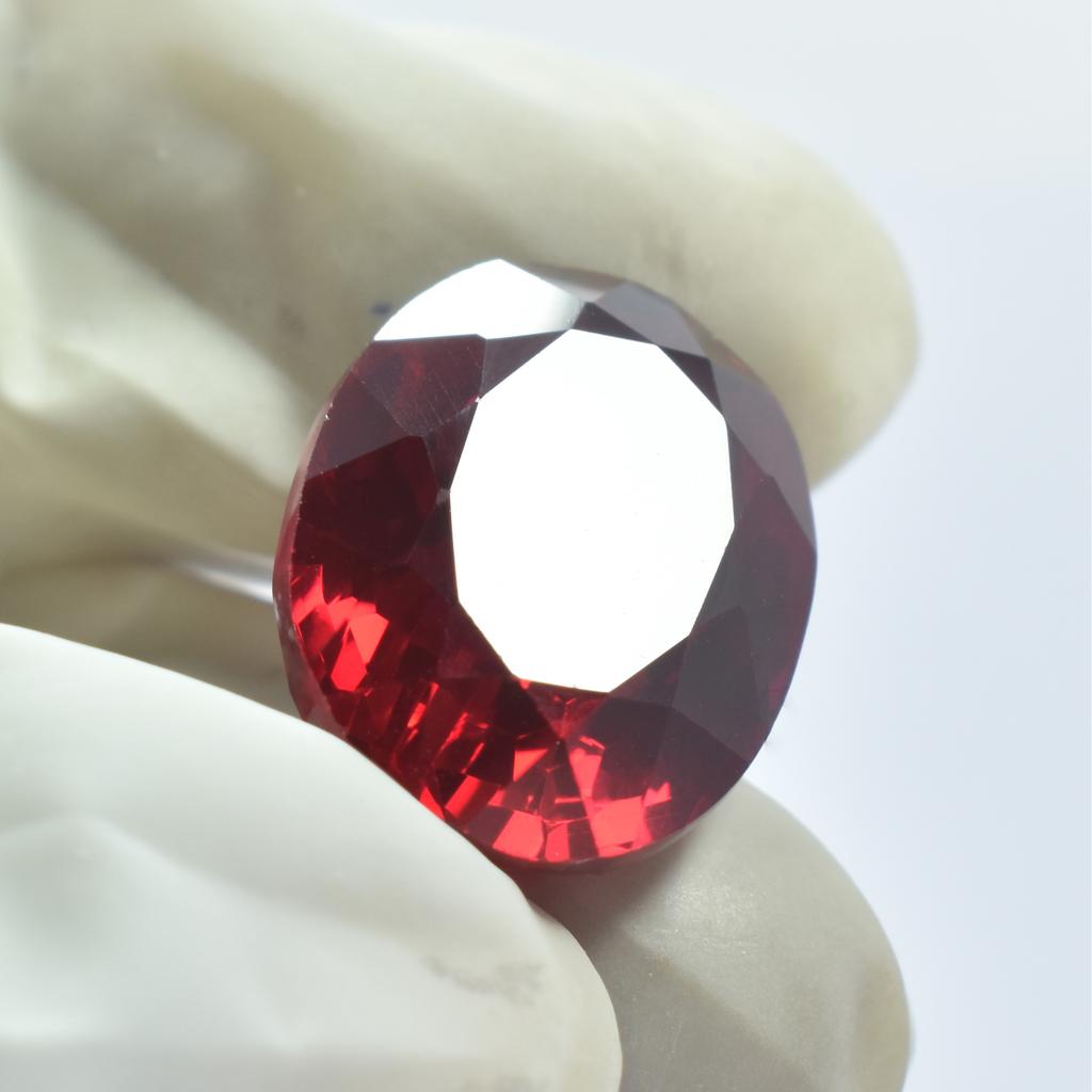 22.60 Carat Stunning Red Color Ruby Natural Oval Cut Loose Gemstone.