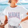T-Shirt Letter Mama Pattern Trend 90s Short Sleeved Women's Fashionable Printed Casual Top Summer Women's Pattern New T-Shirt