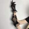 Nightclub Party Gloves Stage Performances Lace Gloves Short Length Hand Gloves