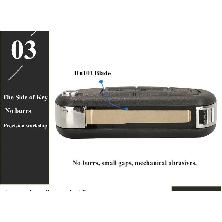 jingyuqin 315/433MHz ID46-PCF7941 Chip 3B Flip Remote Control Car Key Fob For RANGE ROVER Sport Land Rover Discovery 3 Full Key