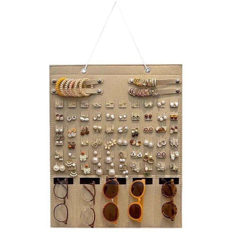Large Capacity Hair Bows Organizer Wall Headband Holder Hair Clip Storage Hanger Jewelry And Accessory Storage Hanging Bag