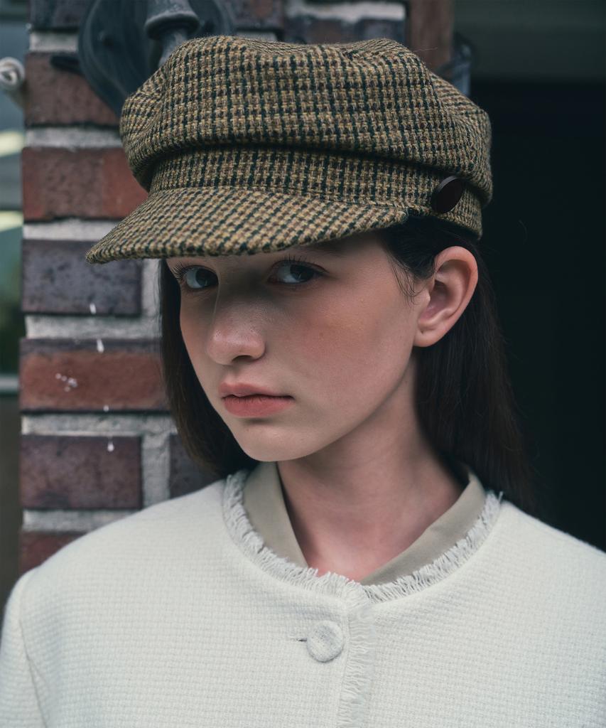 Aueonoseuteljia Classic Tweed Matorros Cap_Brown(O25-Acc06)