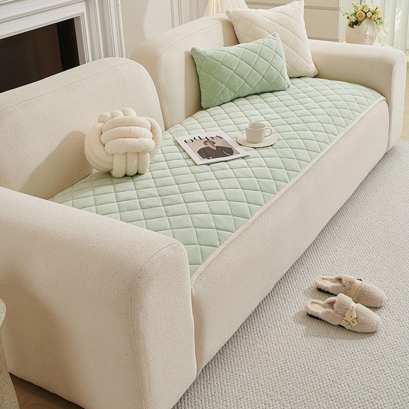 New Modern Simple Wind Sofa Cushion, Seat Cushion Fixed Cover, Straight Row One-Piece Combination Sofa Cover Cloth Towel