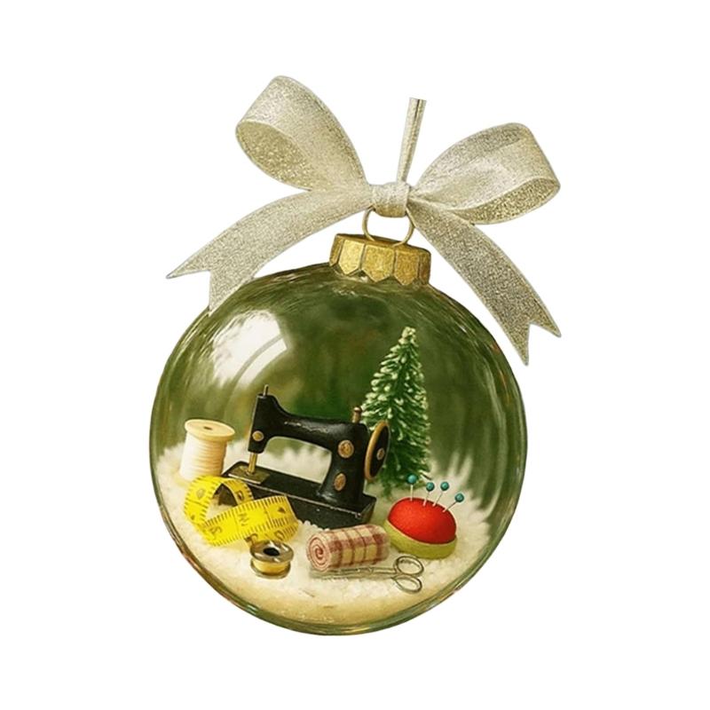  Elegant Christmas Sewing Balls  Hanging Baubles Perfect For Tree Decoration In Homes Offices And Store