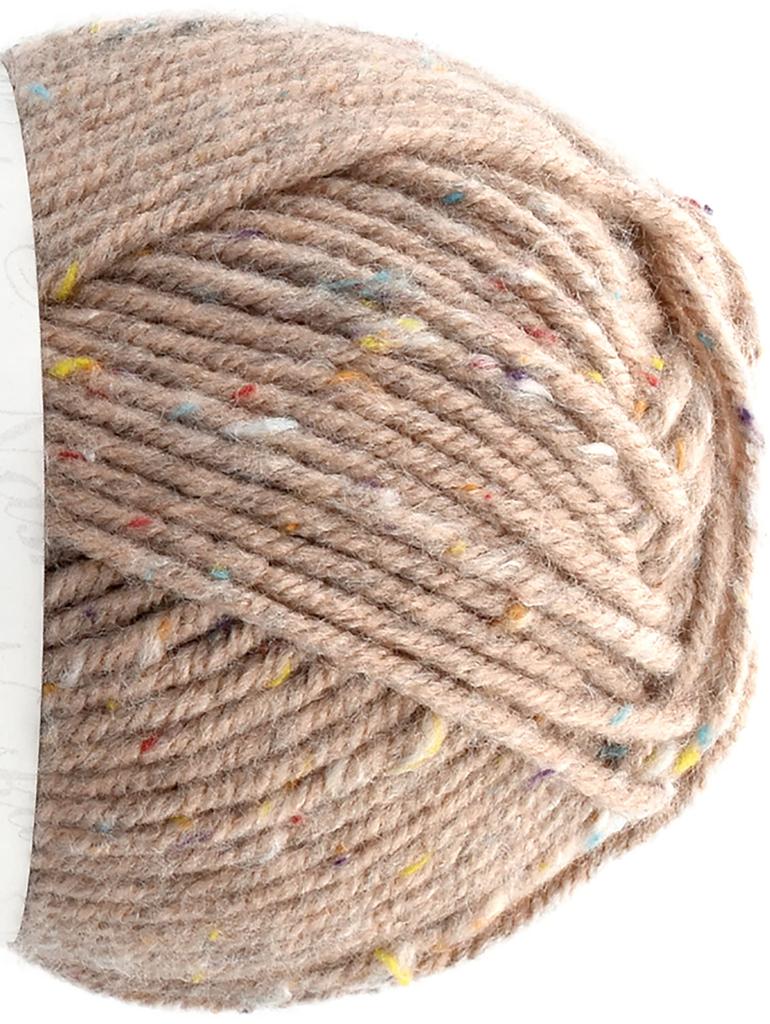 NASKA Yarn Everyday Tweed Medium Thickness Beige 100g 165m 5 Balls Set Hand-knitted Multi-Color COL.302 Approx. N-109