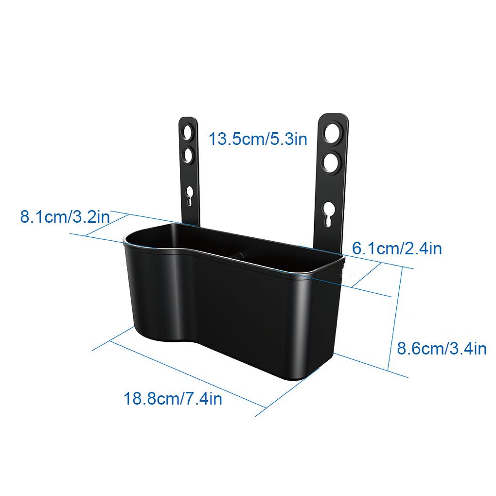 PP Car Headrest Food Holder Internal Odorless Water Bottle Snack Data Cable Organizer Rack Bracket Accessories