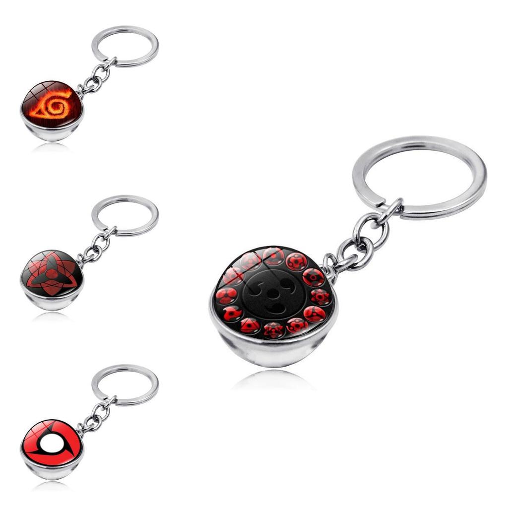 Naruto Sharingan Keyring Featuring Sharingan Design And Zinc Alloy Material For Collectors