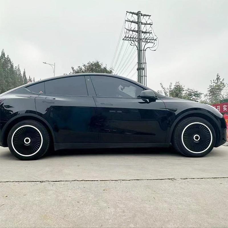 Tesla Model Y 19-Inch Wheel Hub Protectors: Anti-Scratch, Anti-Rub, Wear-Resistant Covers