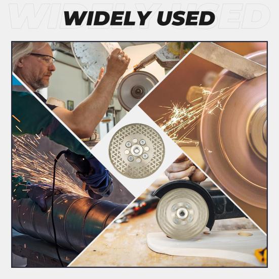 Disc de șlefuit cu diamant M14 Roată pentru polizor unghiular Placat galvanic 40-Grit Lamă de tăiere Roată de diamant cu tăiere rapidă Roată de tăiere de înaltă precizie