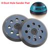 125mm 5 Inch Sander Pad 8-Holes 3 Nails Backing Sanding Disc Pad Hook Loop Sanding Pads for Electric Orbital Sander Polishing