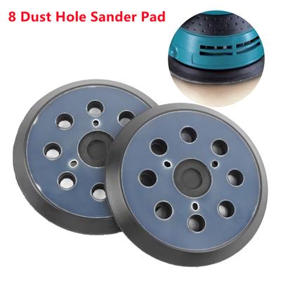 125mm 5 Inch Sander Pad 8-Holes 3 Nails Backing Sanding Disc Pad Hook Loop Sanding Pads for Electric Orbital Sander Polishing