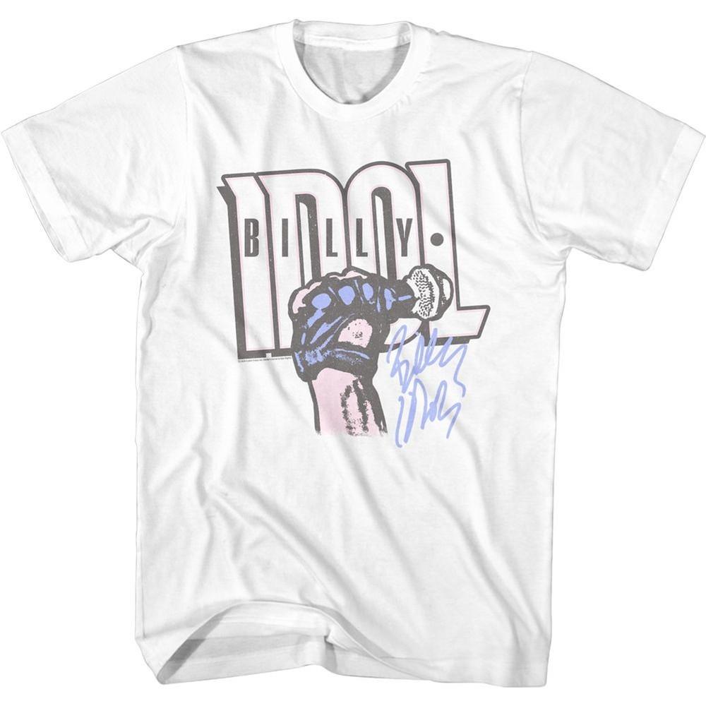 Billy Idol Fist Music T-shirt Tops Tees Men's Women's Unisex