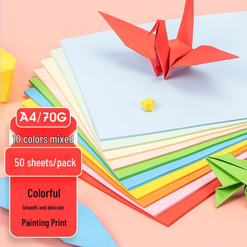 Transport Gratuit Hârtie Color A4 pentru Origami & Imprimare pentru Copii - Hârtie Handmade & pentru Studenți pentru Grădiniță & Meșteșuguri