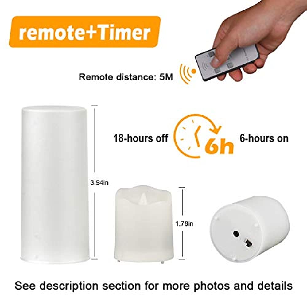 Rechargeable Flameless Candles Tea Lights LED Candles Warm White Tealights for Parties, Weddings, Christmas, Bar, Family, Dinner