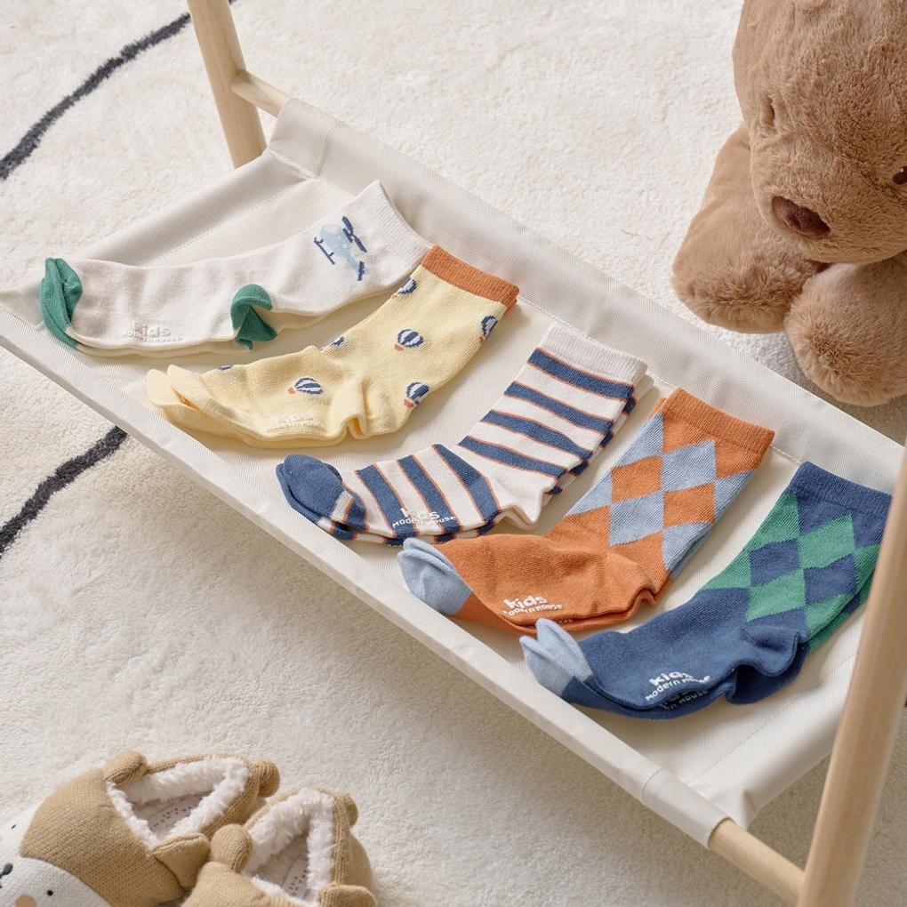 Monday to Friday Socks 5P SET 4-7Y Helicopter_CZ8125064