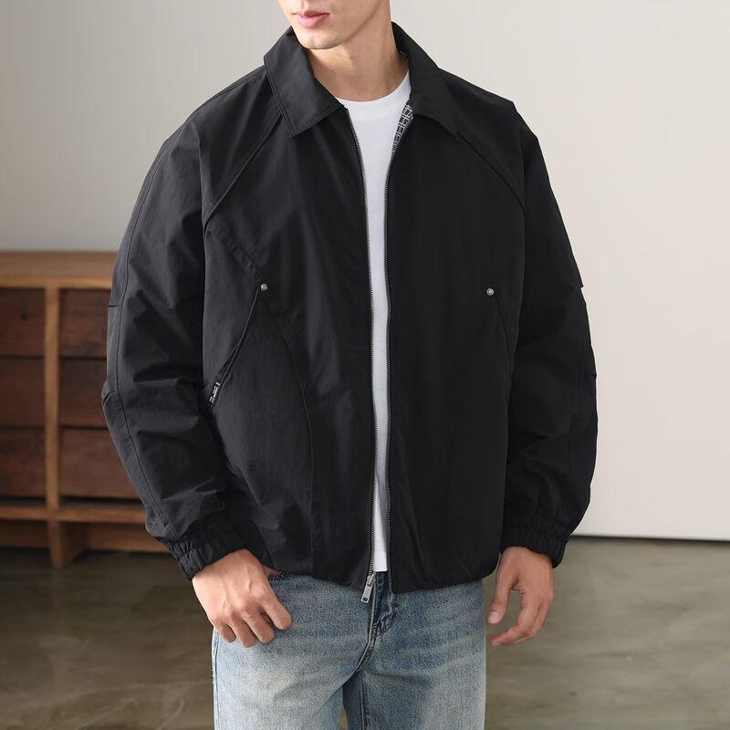 DK Men's American Retro Loose Casual Jacket