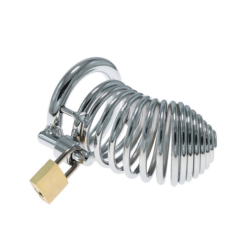 Metal Chastity Lock for Men Wear CB Chastity Device Penis Lock Cage SM Sex Tools for Adults
