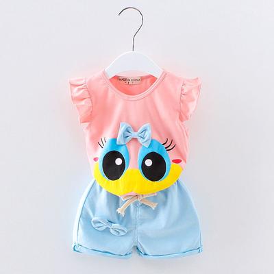 Completo da bambino in due pezzi con top floreale senza maniche in pizzo stile pastorale per ragazze carine