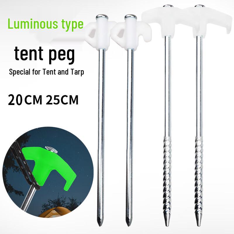 Luminous Outdoor Tent Ground Nails