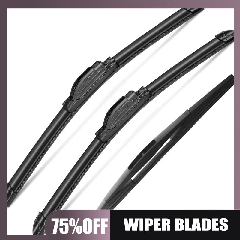 Suitable for Infiniti Q70 2014-2017 24+19+14 front and rear wipers Infiniti Q70 wipers чёрный