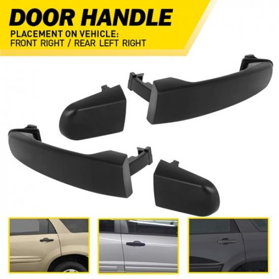 Outside Handles Door Fit Saturn Equinox Pontiac Suzuki Malibu 2PCS HHR Rear